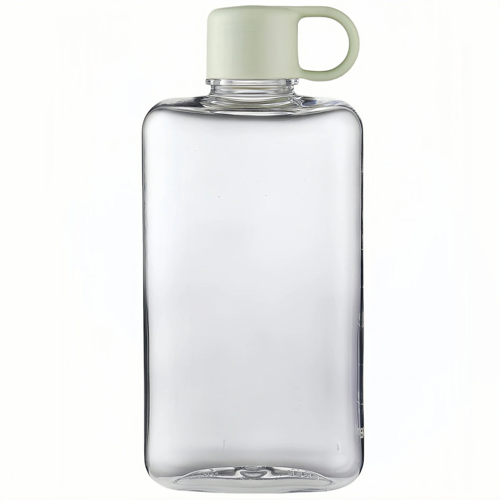 Water Botlte Flat Bpa Free Sport Clear Plastic