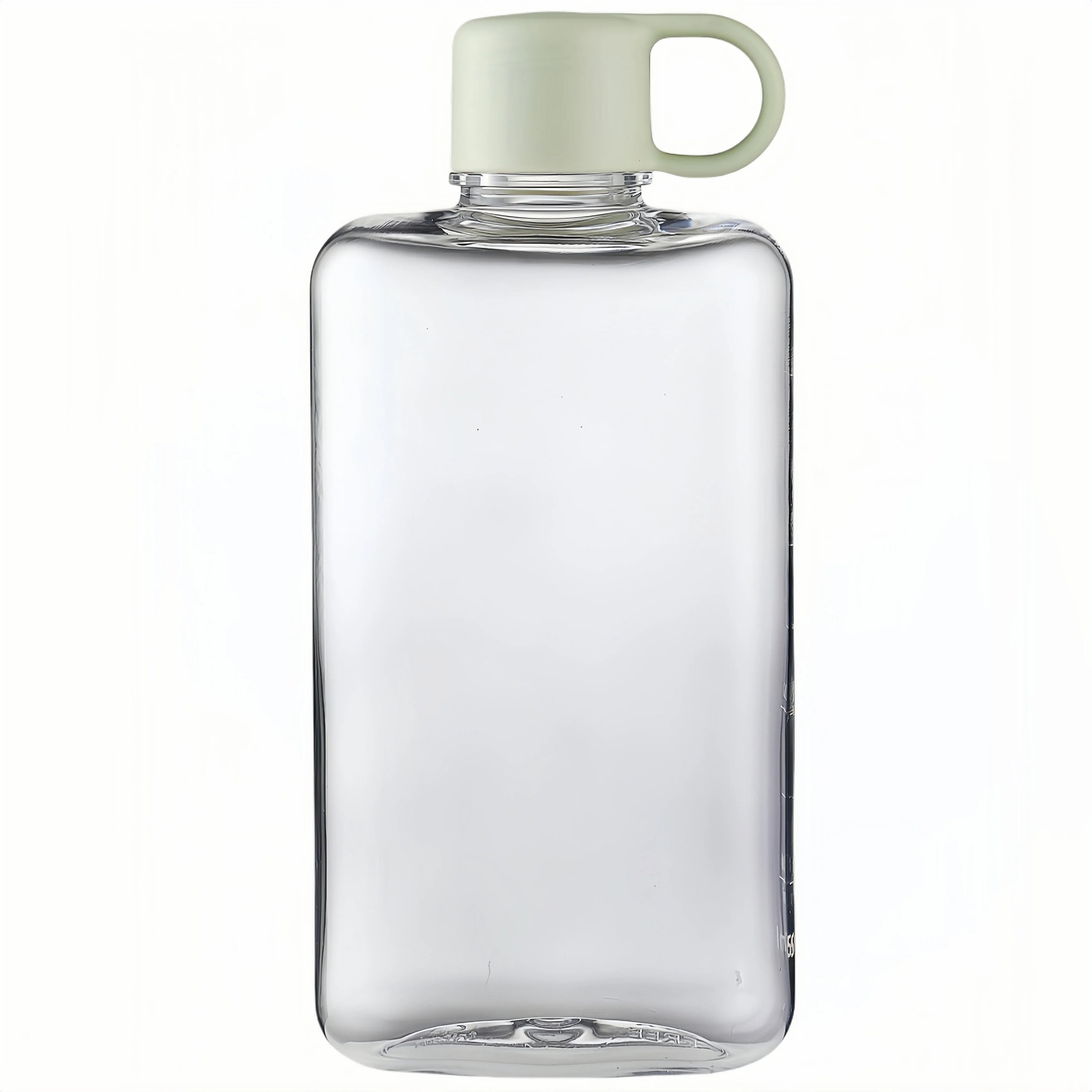 Water Botlte Flat Bpa Free Sport Clear Plastic