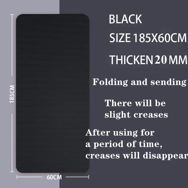 183×60cm 18MM Thick Yoga Mats Anti-skid
