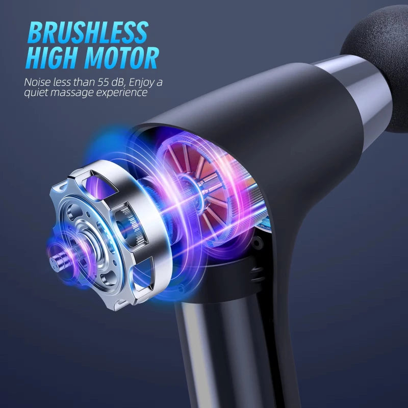 Touchscreen Fitness Equipment  Relaxation Muscle Massager Fascia Gun