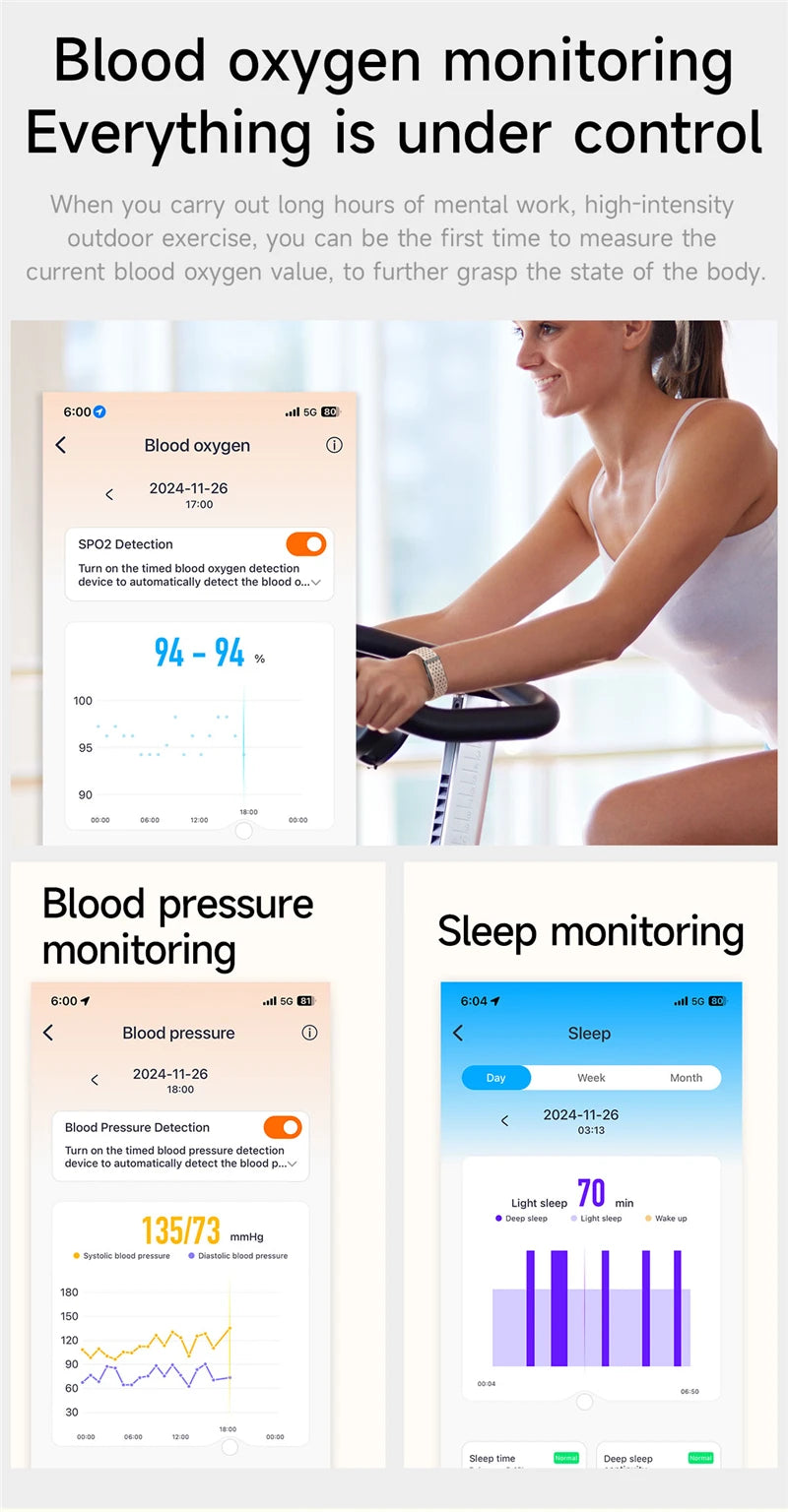 Smart Watch Men Women Fitness