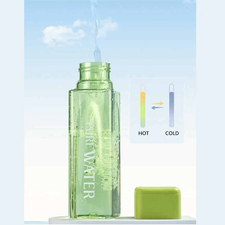 Simple Square Water Bottle Personalized