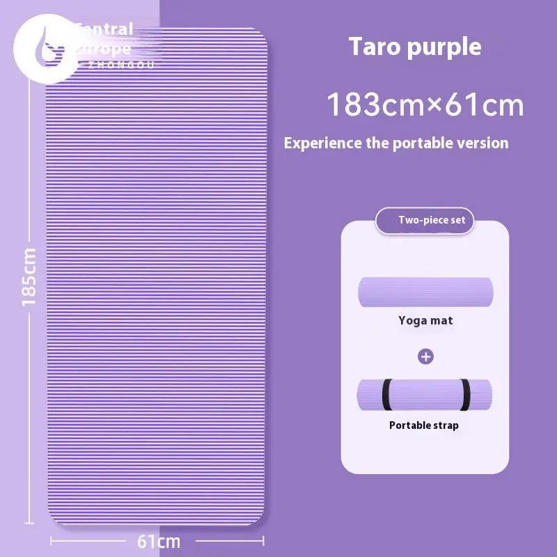 10MM Non-Slip Athletic Yoga Mat