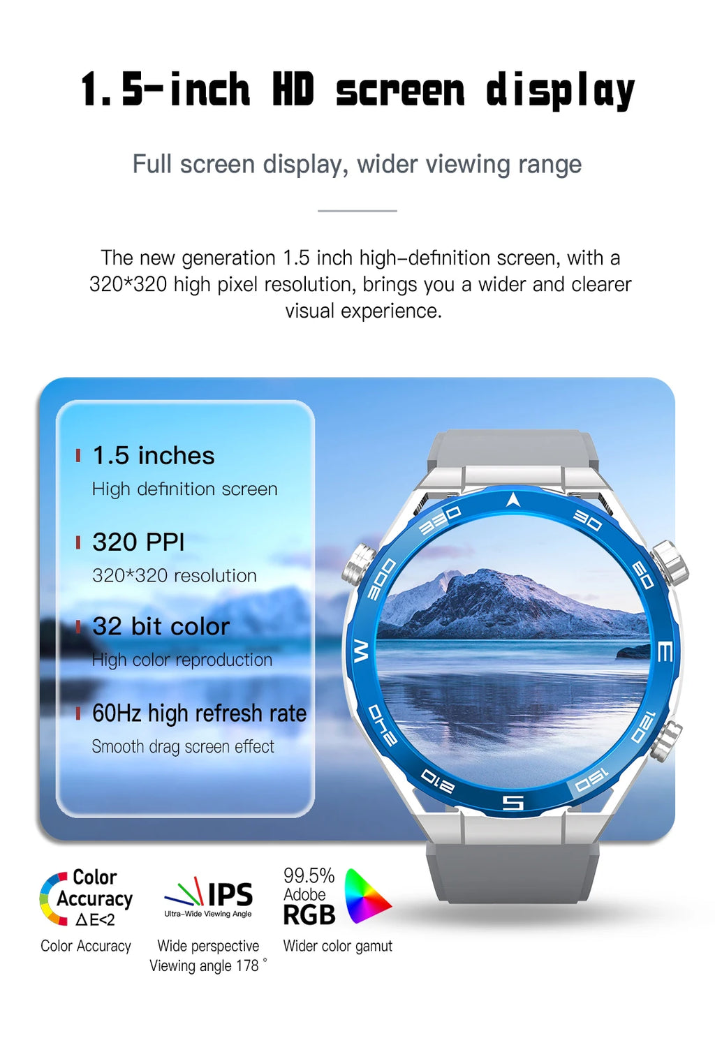Smart Watch for Men Women Outdoor Activities