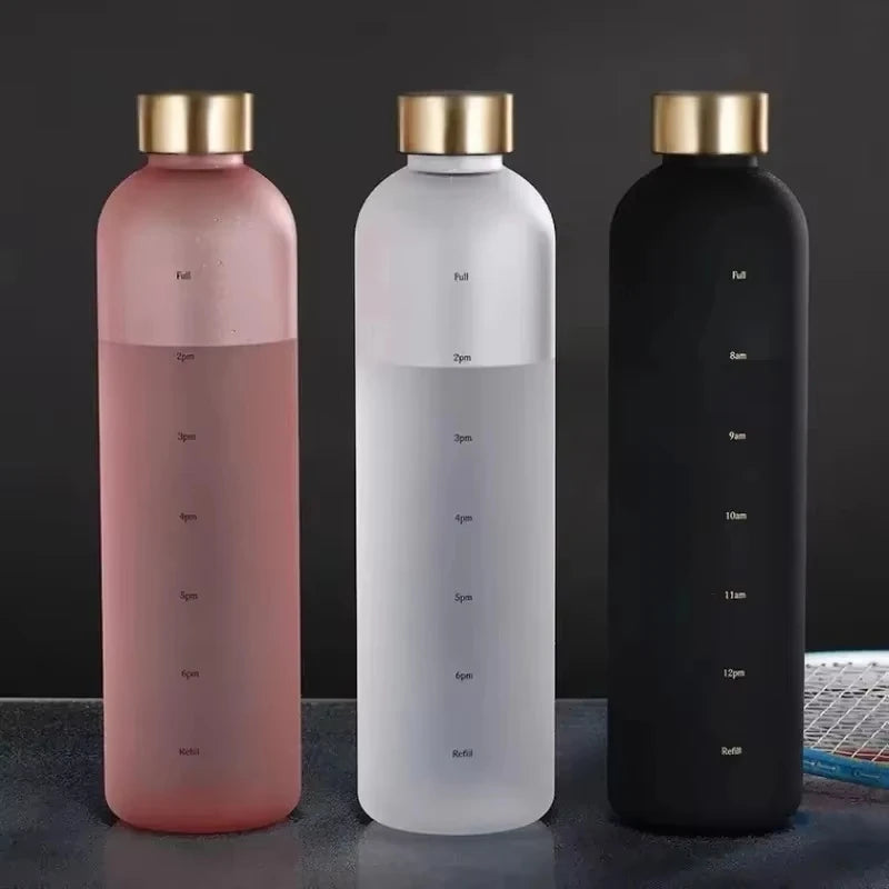 Water Bottle With Time Marker