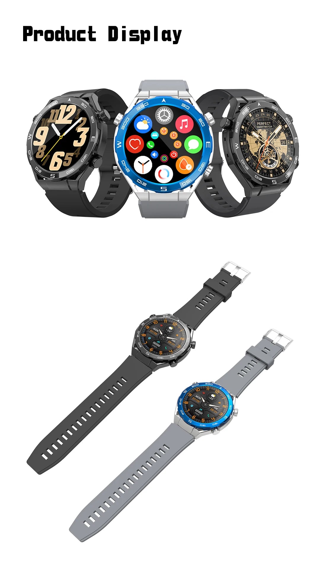 Smart Watch for Men Women Outdoor Activities