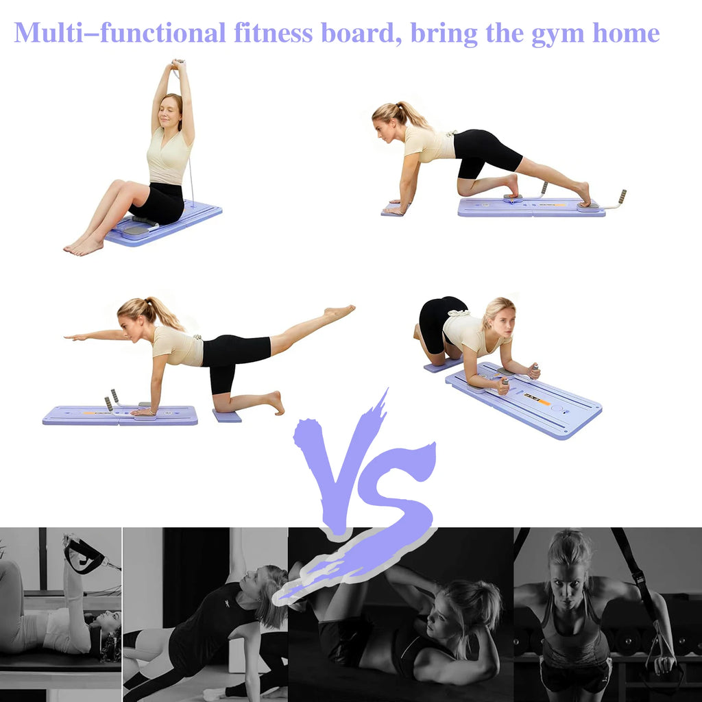 Multifunctional Home Fitness Folding Abdominal Board for Pilates Push Up