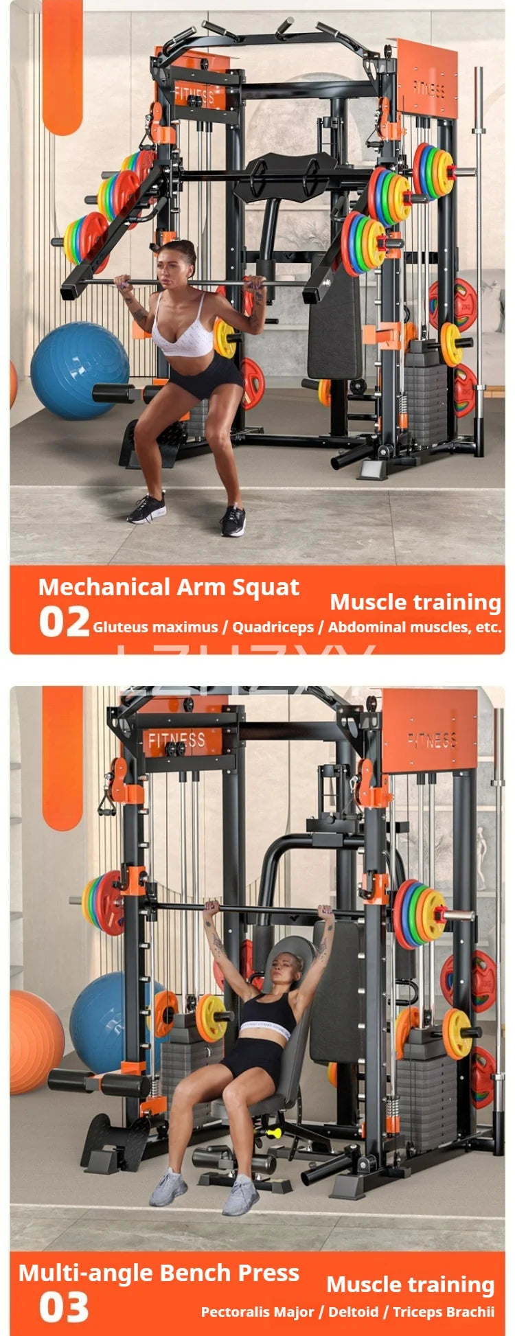 Multi-functional Training Large Fitness Equipment