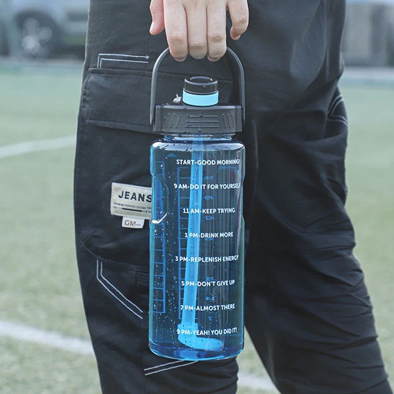 Water Bottle with Straw