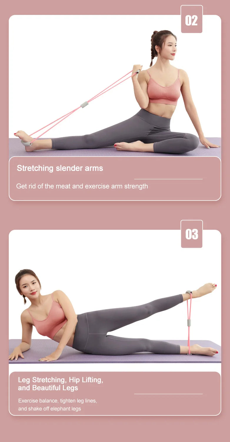 Ultimate Home Fitness Kit MultiFunctional Exercise Equipment for Leg Training Yoga Stretching Body Shaping and Strength Building