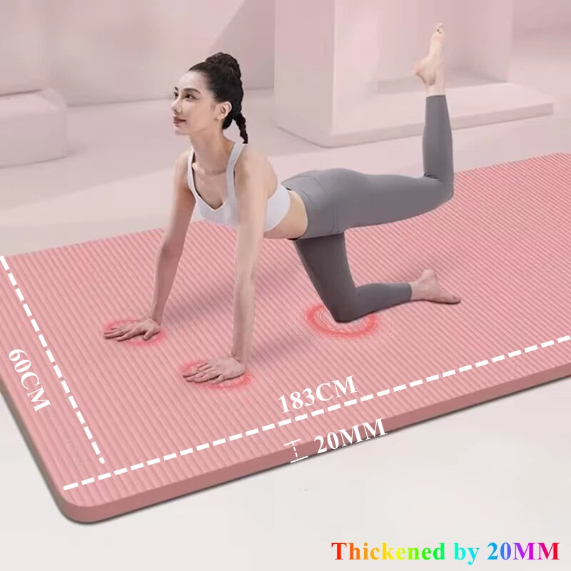 20MM 183×60cmThick Yoga Mats Anti-slip
