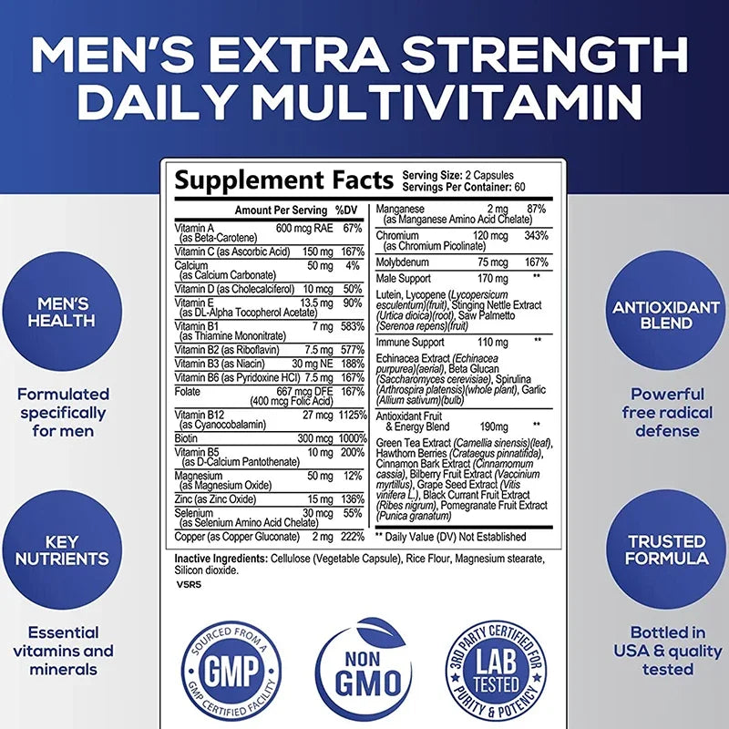 Men's Multivitamin Supplement-Daily