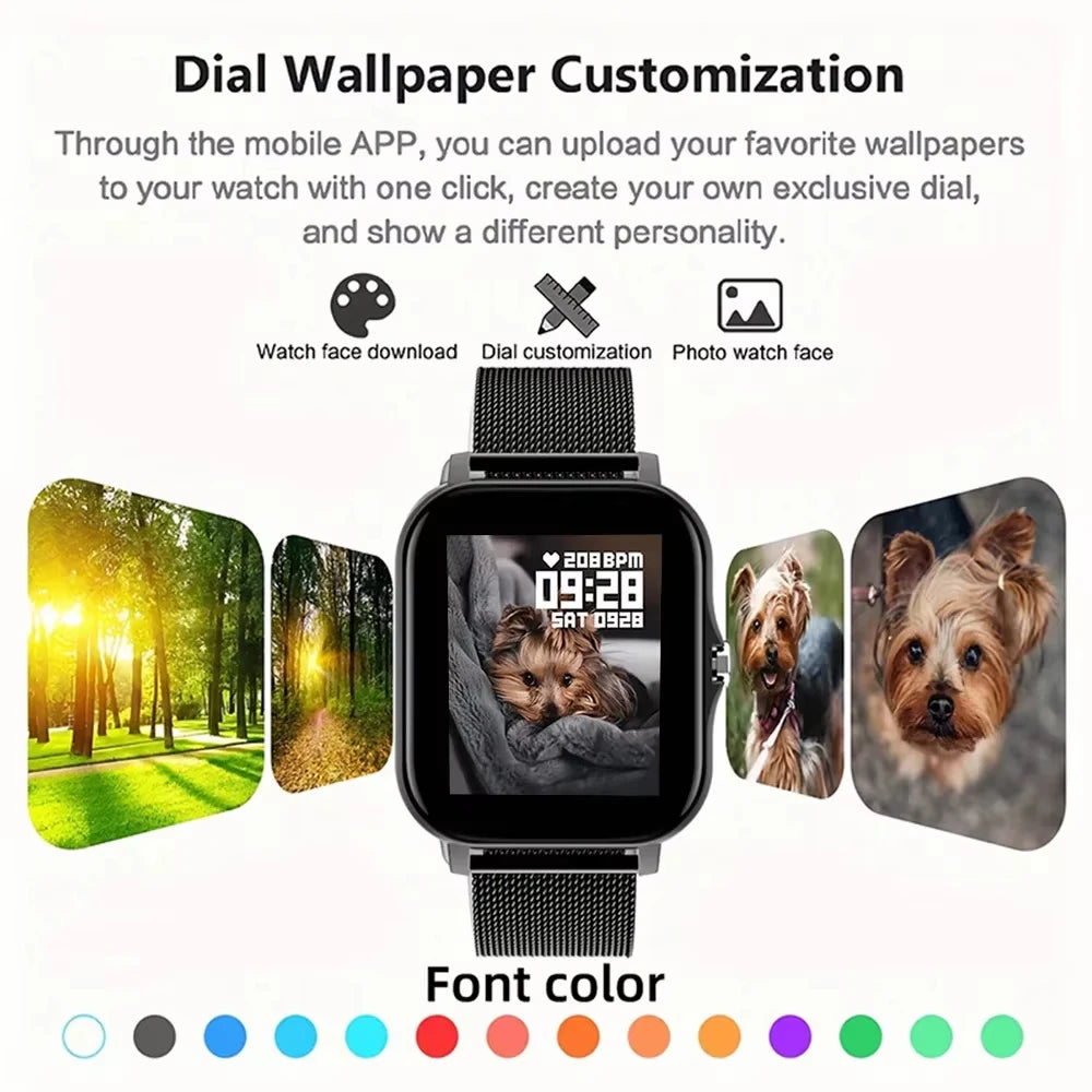 LAXASFIT 2025 New Smart Watch for Men Women