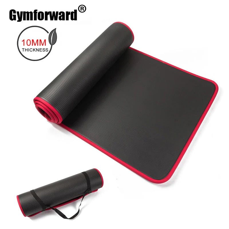 10mm Non-slip Anti-Tear Yoga Mat Thick Fitness