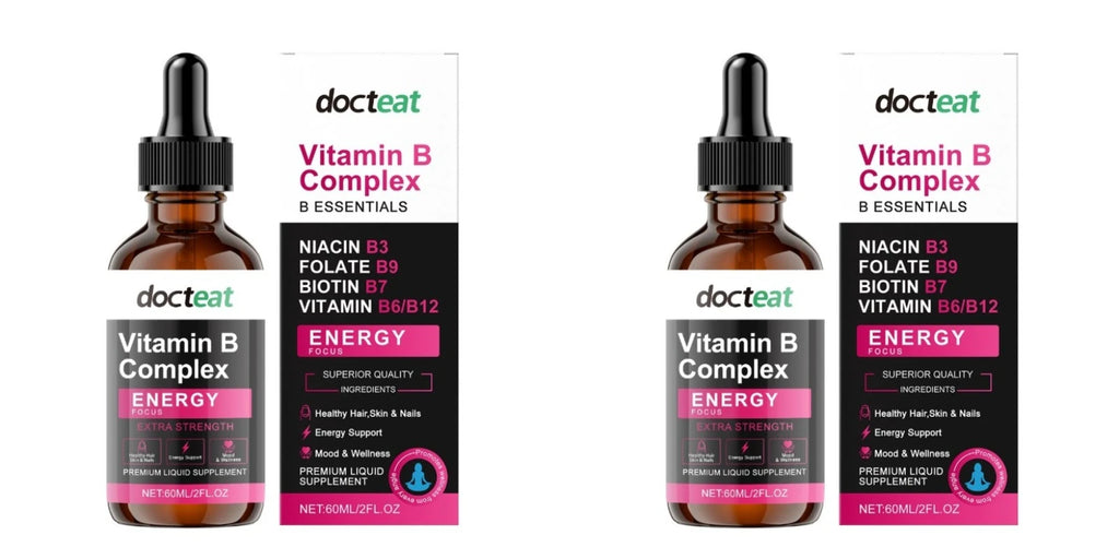 Vitamin B Complex Liquid Drops with B1 B3 B6 B7 B9 B12