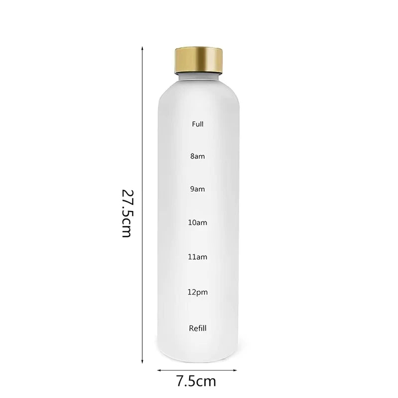 Water Bottle With Time Marker