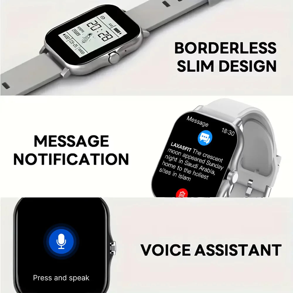 LAXASFIT 2025 New Smart Watch for Men Women