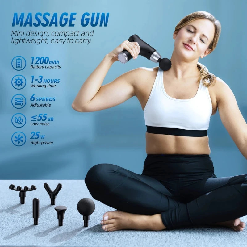 Touchscreen Fitness Equipment  Relaxation Muscle Massager Fascia Gun