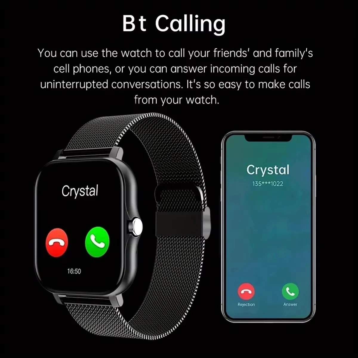 LAXASFIT 2025 New Smart Watch for Men Women