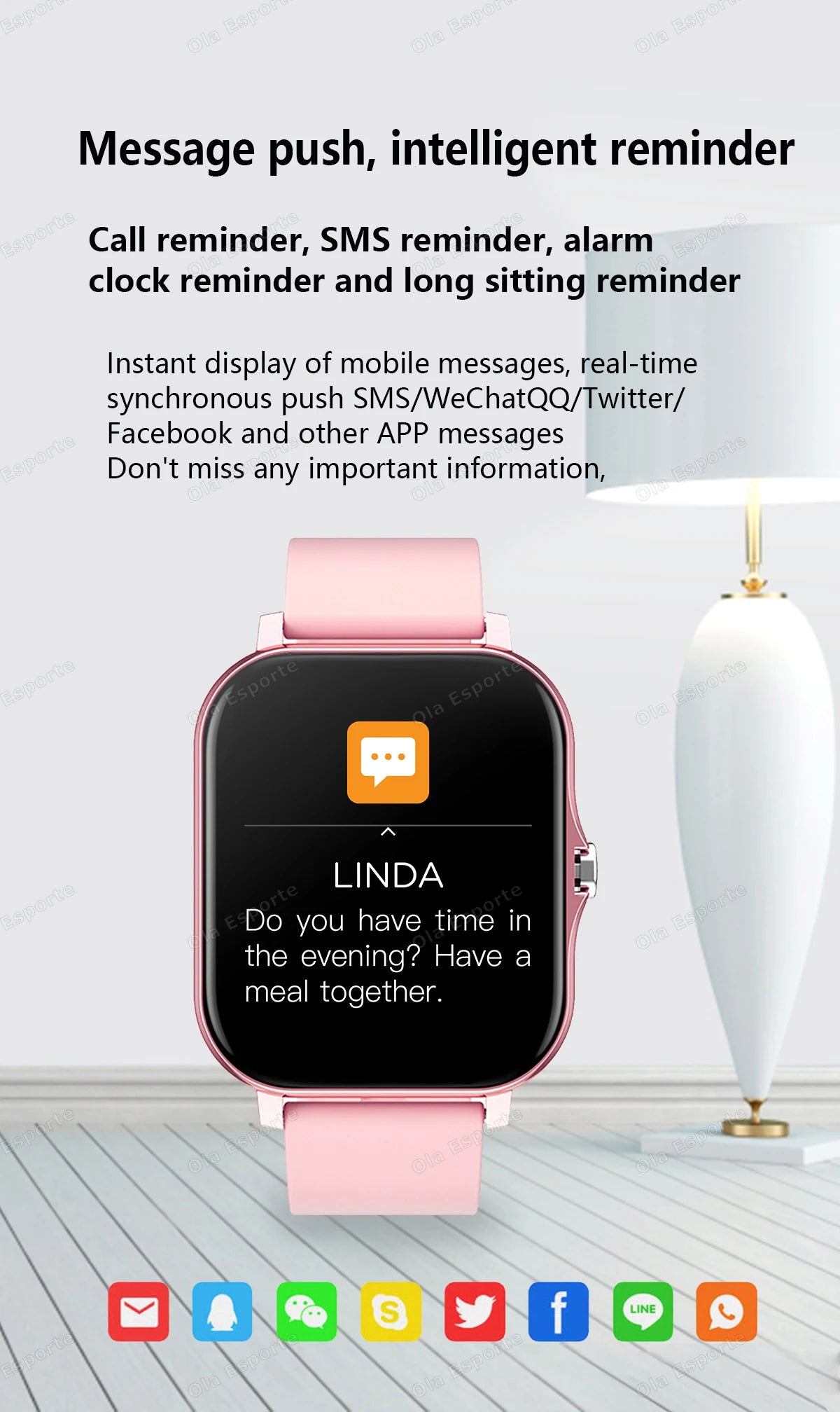 New Smart Watch 2.01 Display