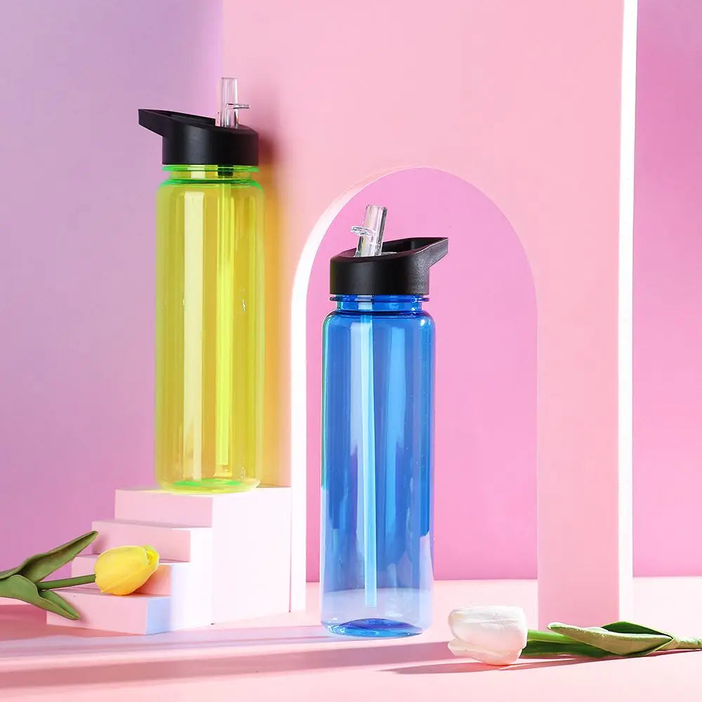Water Bottle with Straw