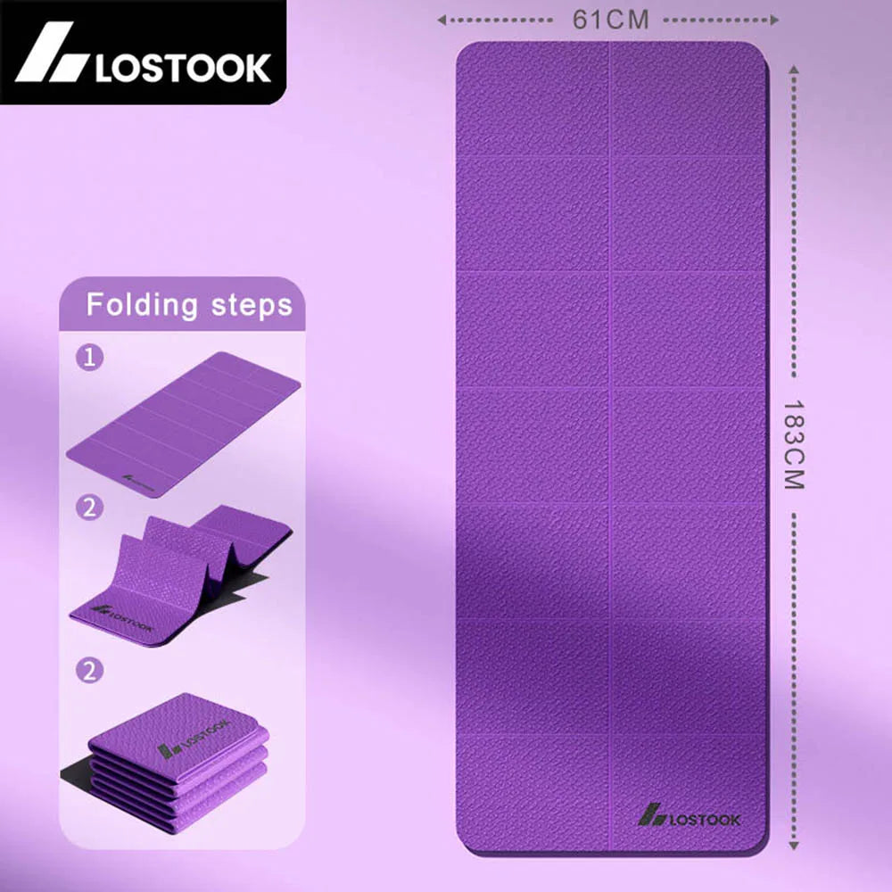 4mm Thick TPE Foldable Yoga Mat