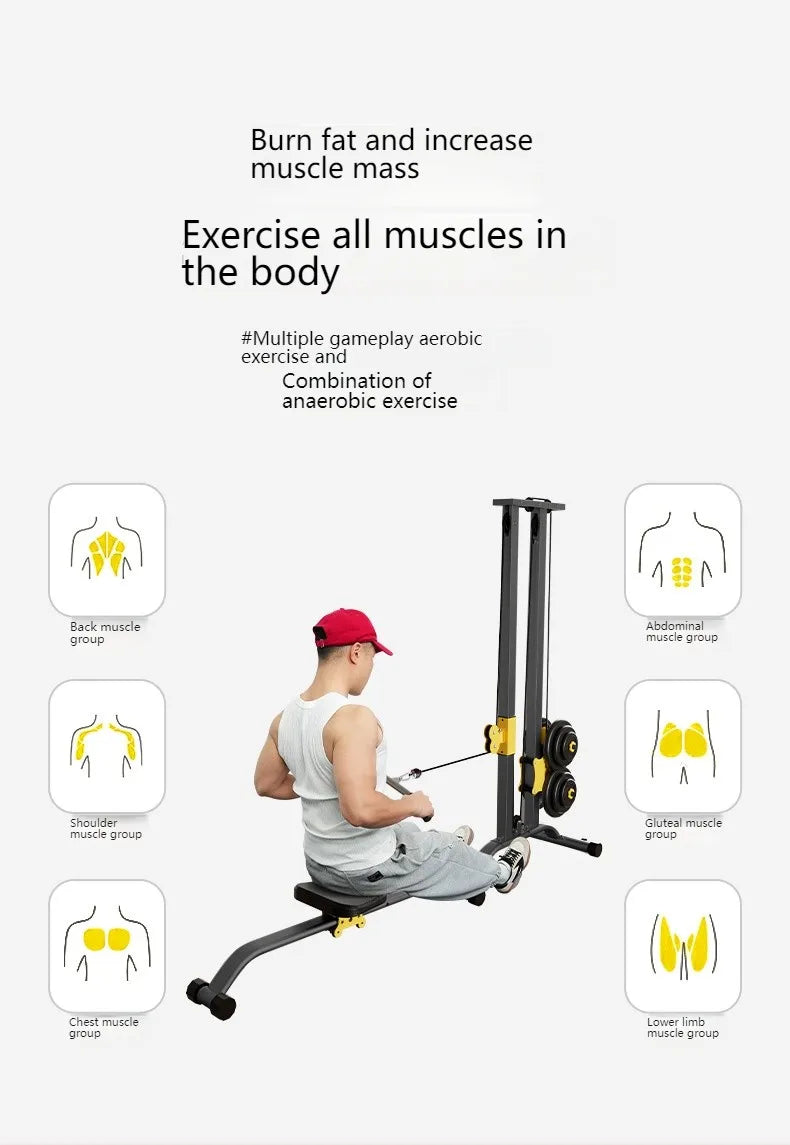 Multifunctional Rowing Machine Fitness Equipment