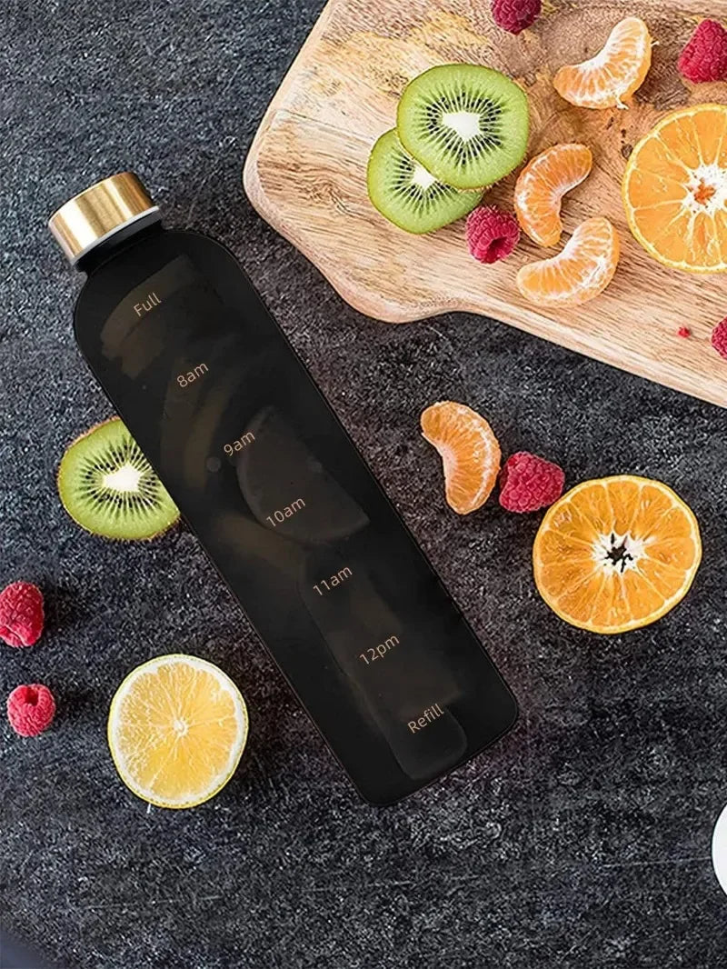 Water Bottle With Time Marker
