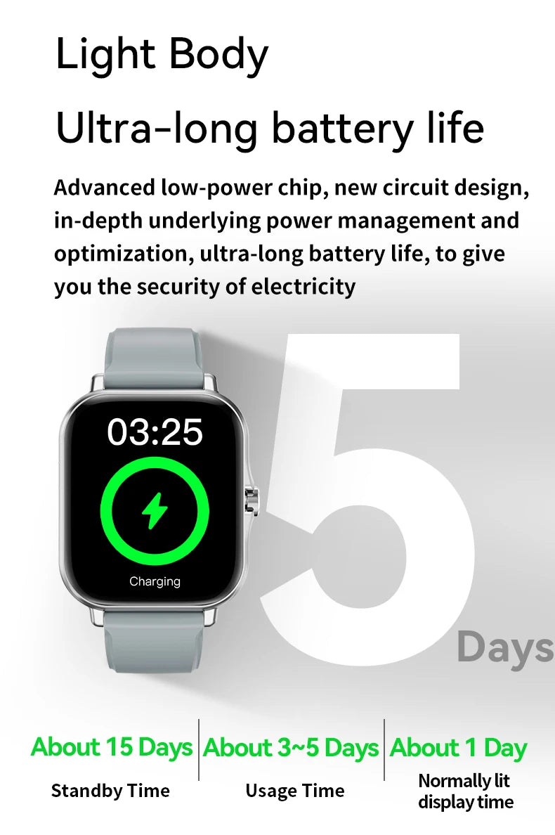 LAXASFIT 2025 New Smart Watch for Men Women