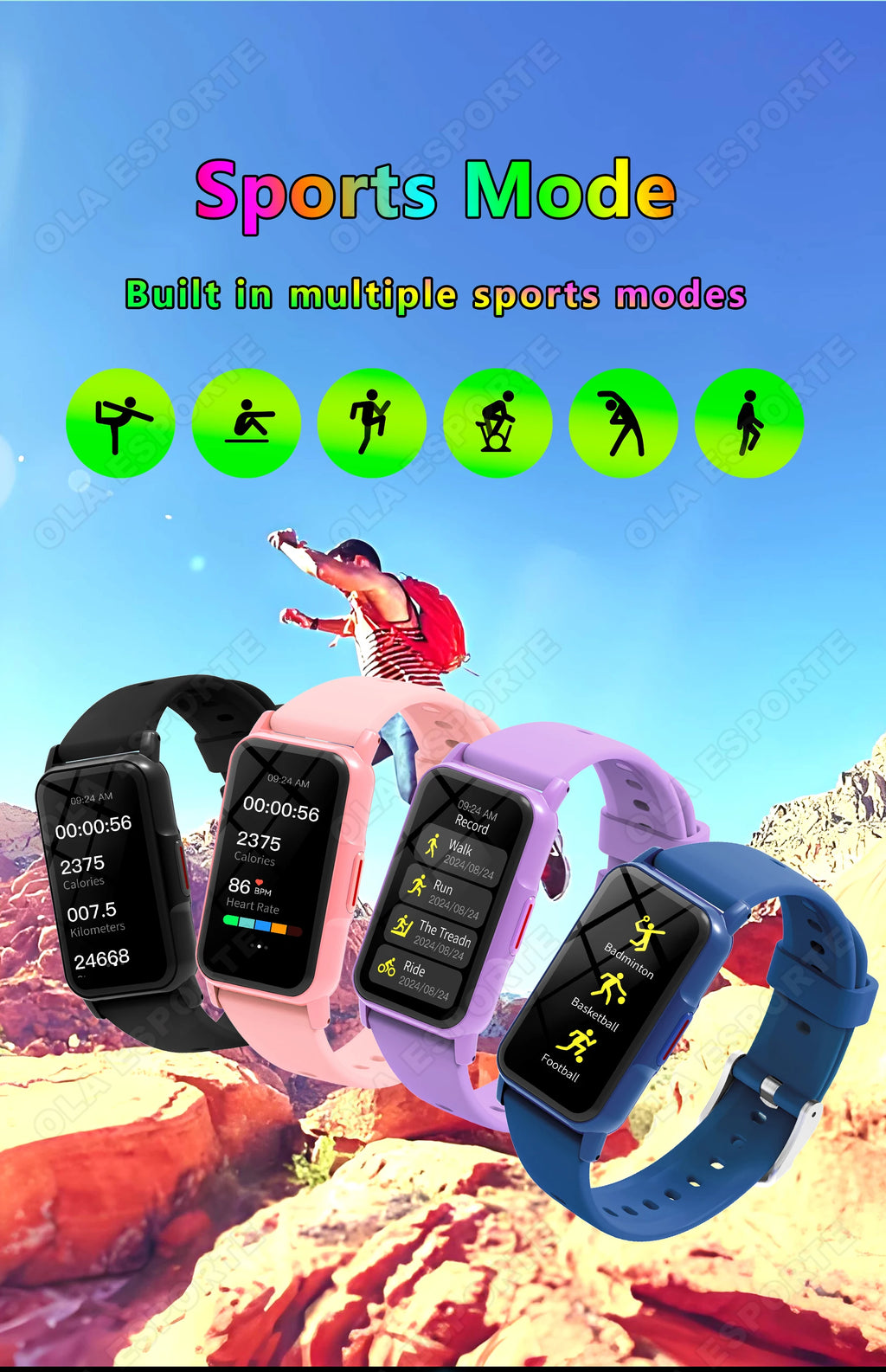 Fitness Tracker Smart Band