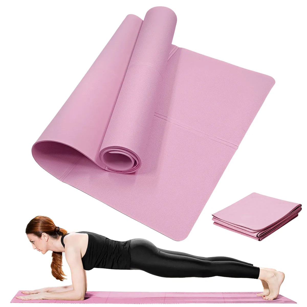4MM Thick EVA Yoga Mats Anti-slip Sport Fitness Mat