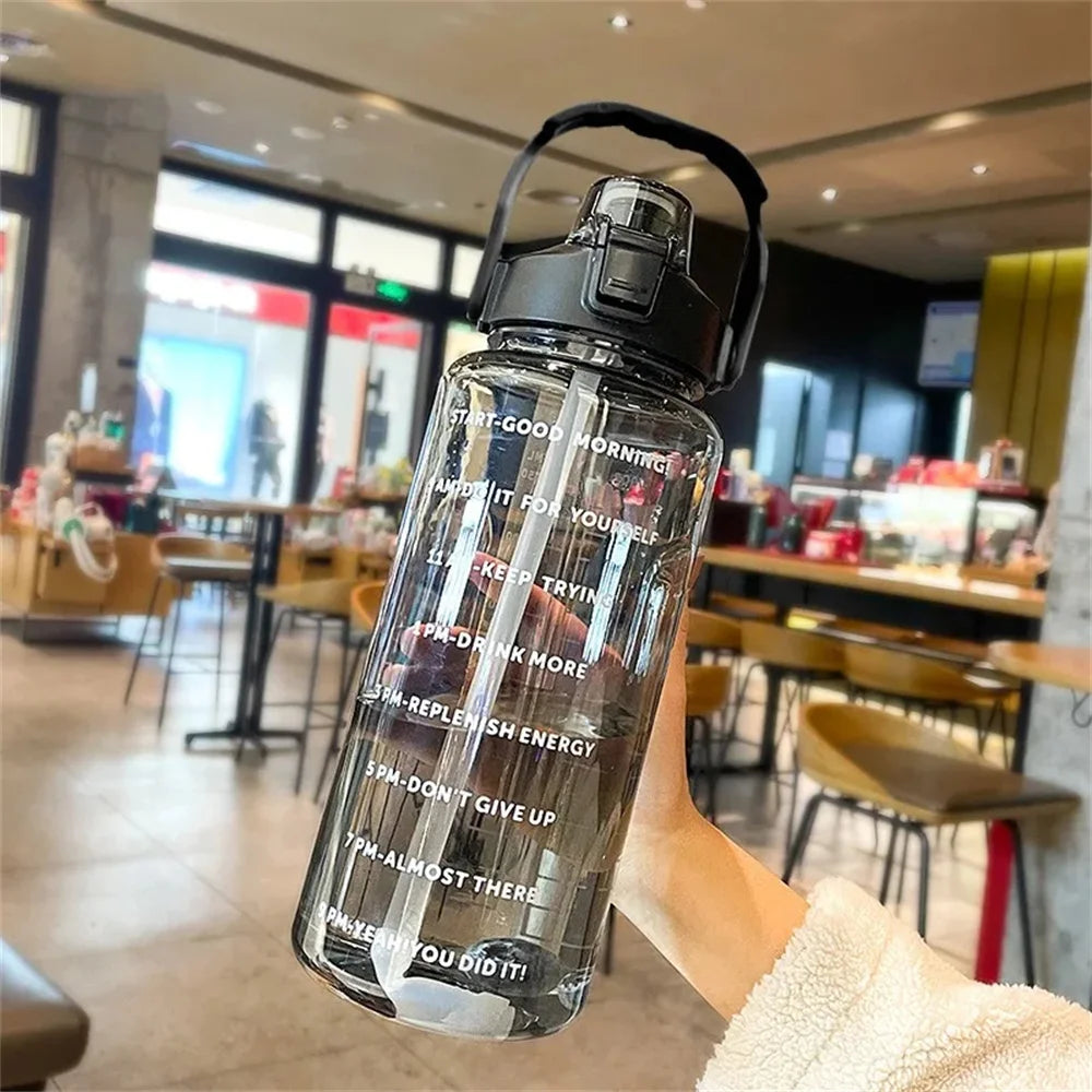 Water Bottle with Time Marker