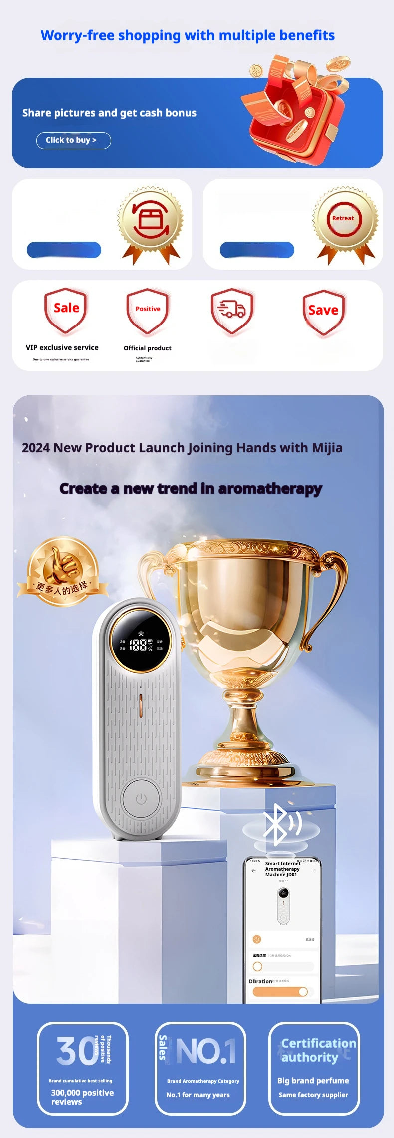 New Intelligent App Aromatherapy Machine Humidifier