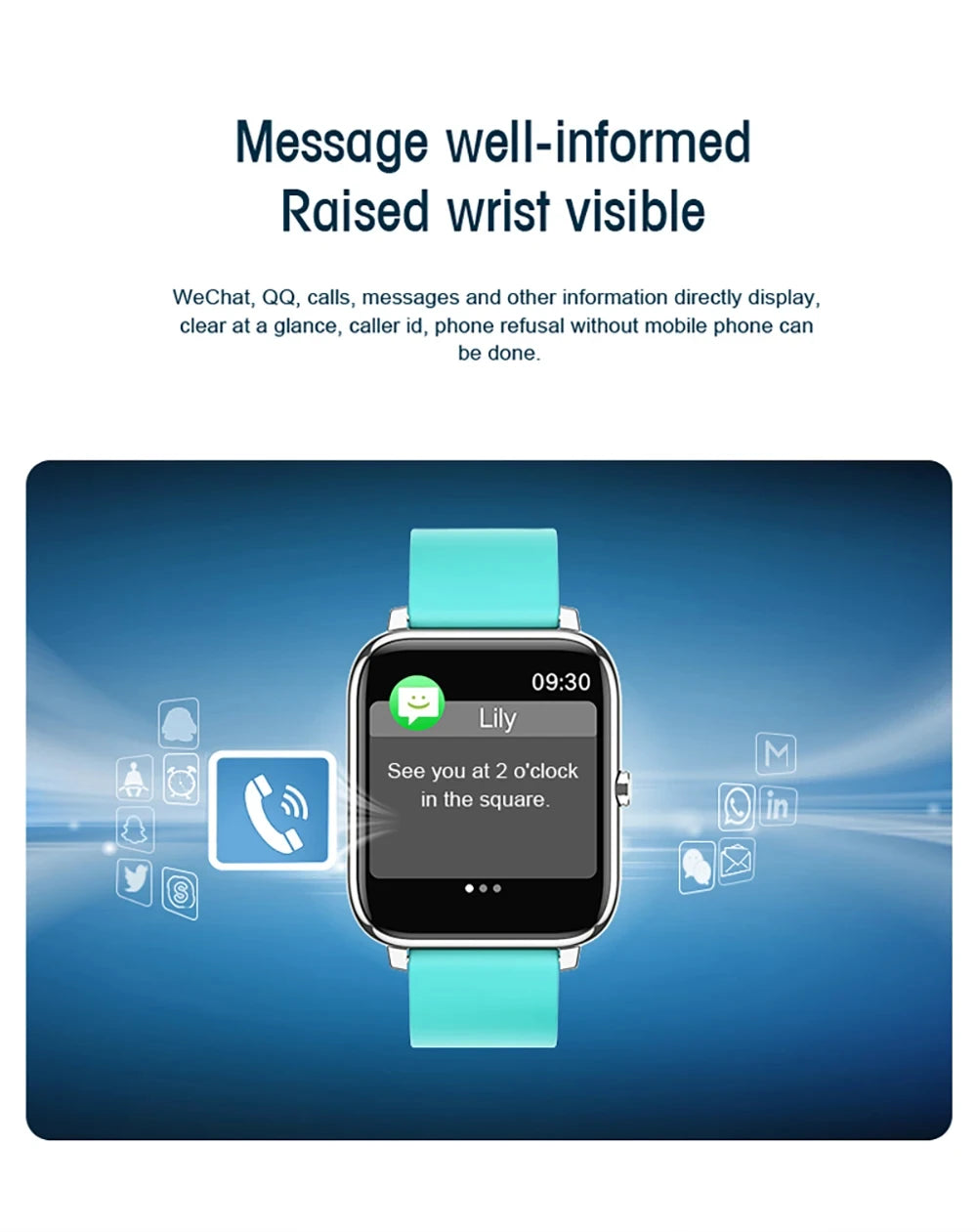Smart Watches Men Women Sports Clock