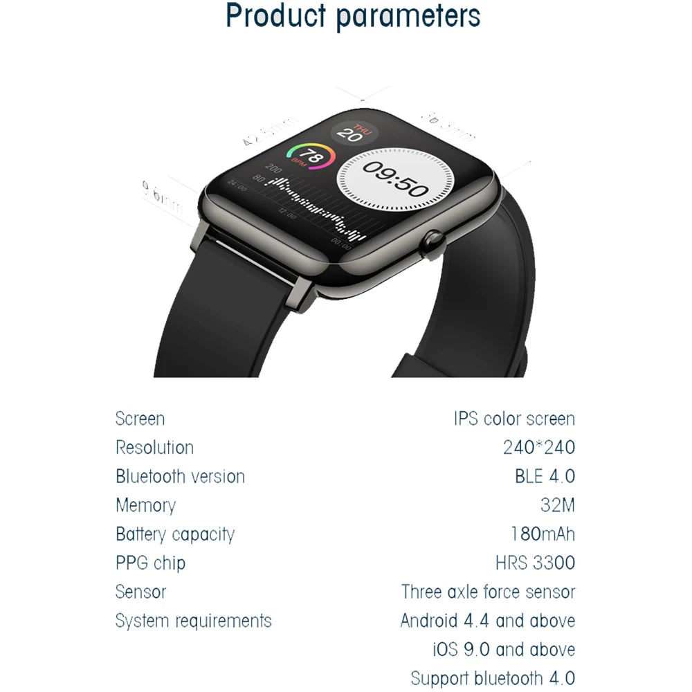 Smart Watches Men Women Sports Clock