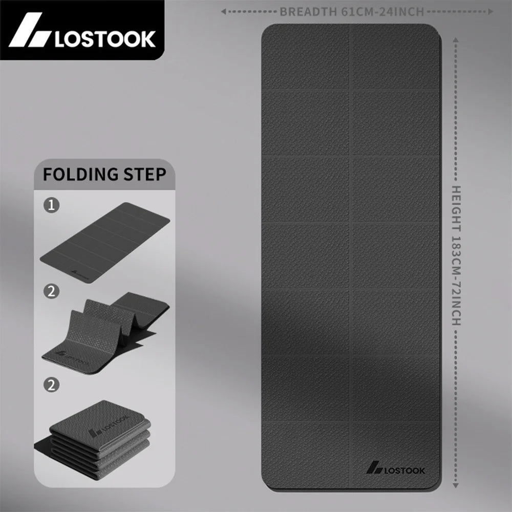 4mm Thick TPE Foldable Yoga Mat
