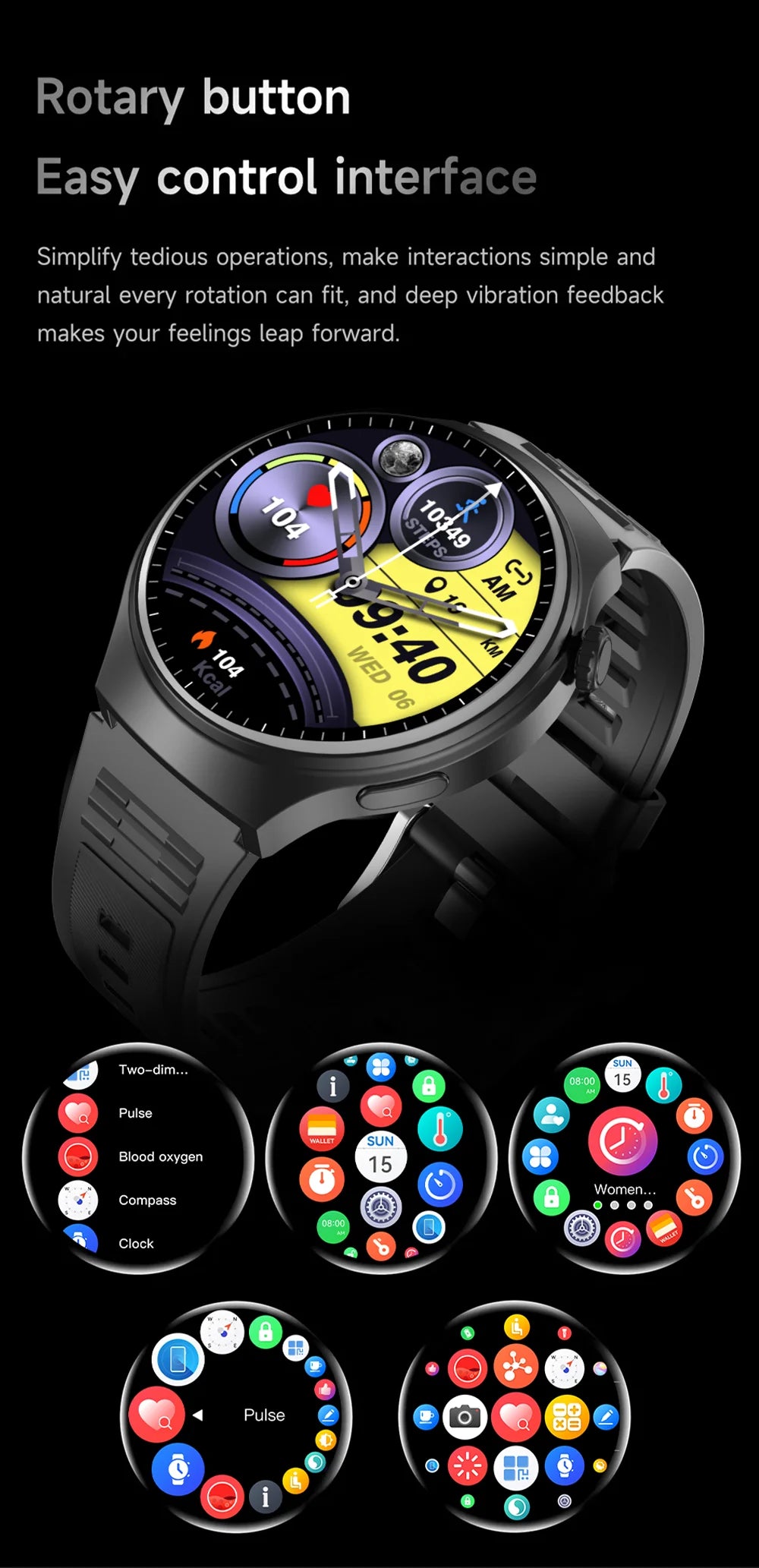Men's Smart Watch HD Display