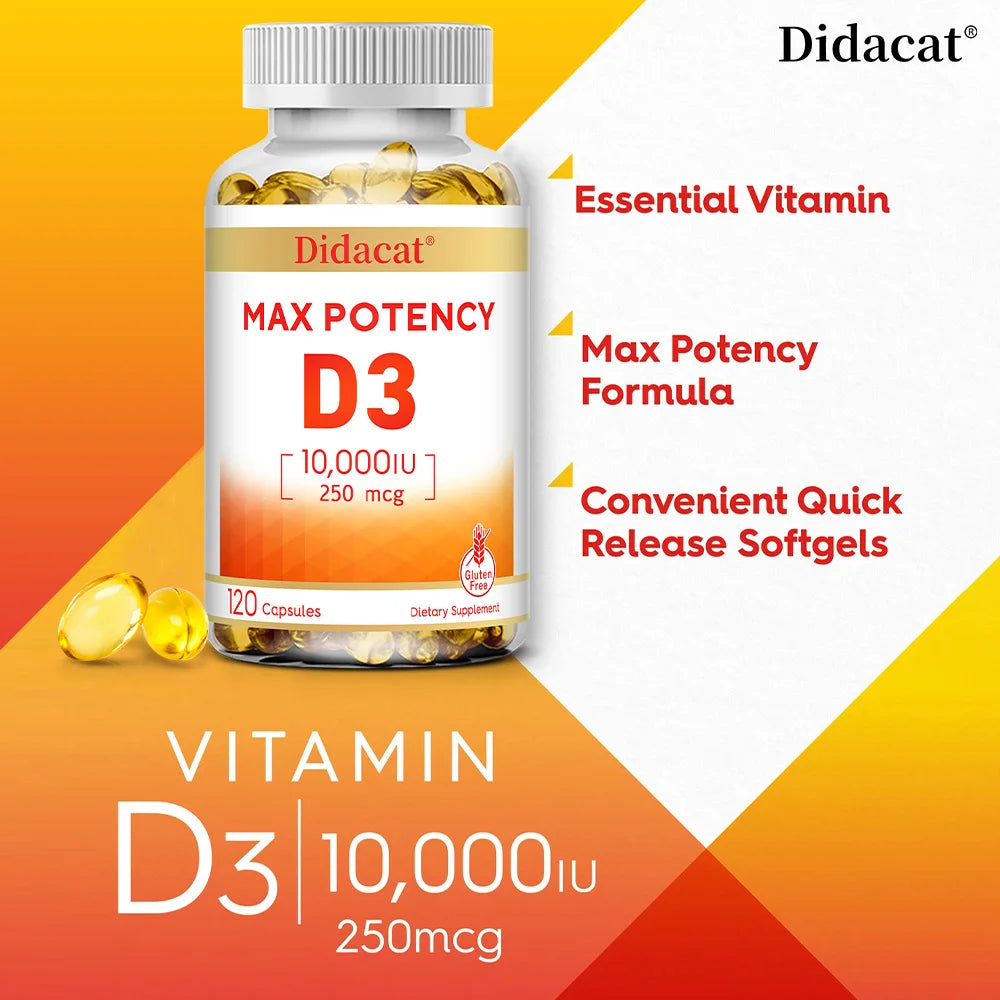 Vitamin D3 10,000 IU (250 mcg)